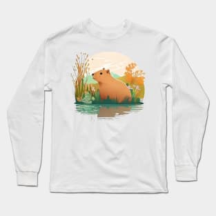 Capybara Long Sleeve T-Shirt